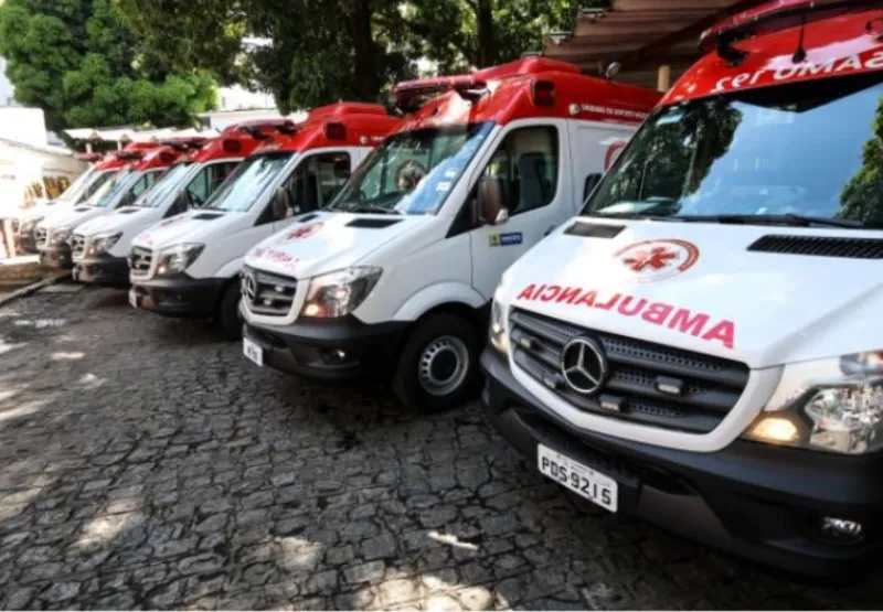 36 ambulâncias e 40 motolâncias do Samu estarão disponíveis