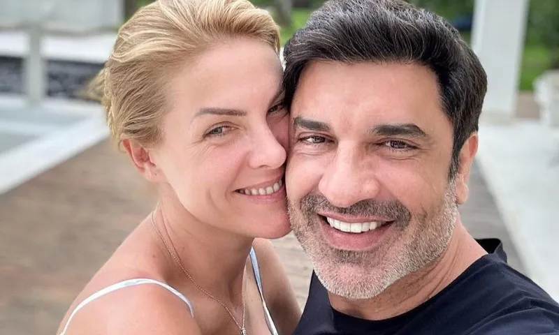 Imagem ilustrativa da imagem Ana Hickmann comenta boatos de gravidez após assumir namoro com Edu Guedes