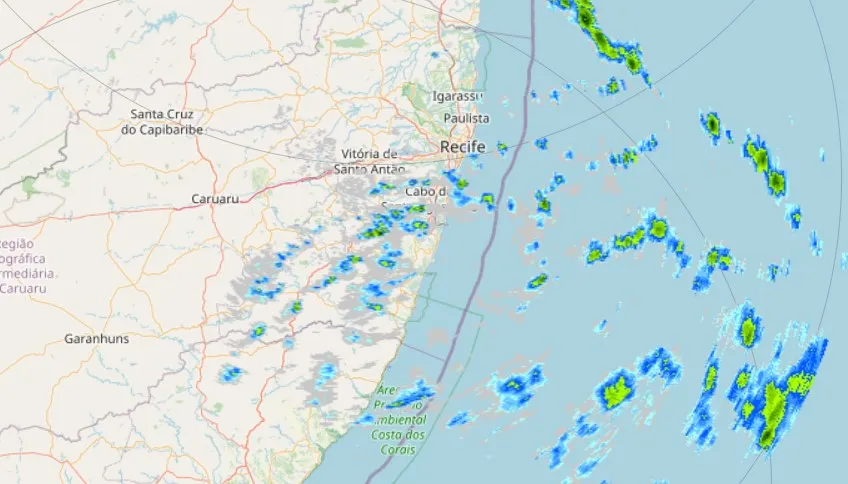 Imagem ilustrativa da imagem Apac alerta para possibilidade de chuvas fortes em Pernambuco. Veja locais