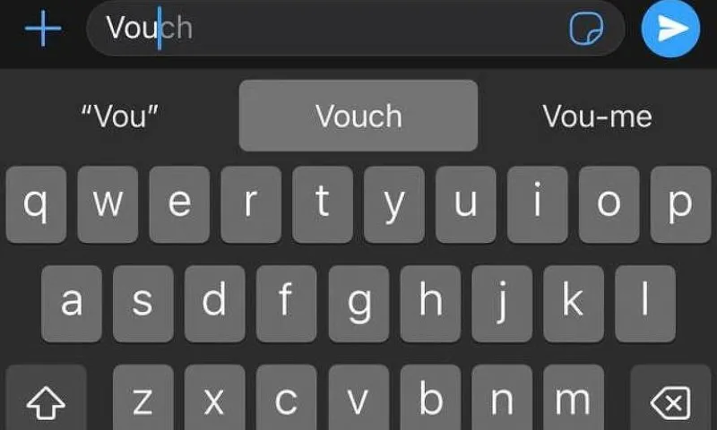 Imagem ilustrativa da imagem Bug em corretor do iPhone troca vou por 'vouch'; veja como corrigir