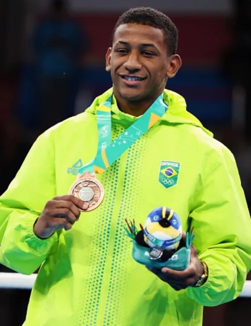 Imagem ilustrativa da imagem Capixaba Yuri Falcão ganha duelo e Brasil continua bem no Pré-Olímpico de boxe