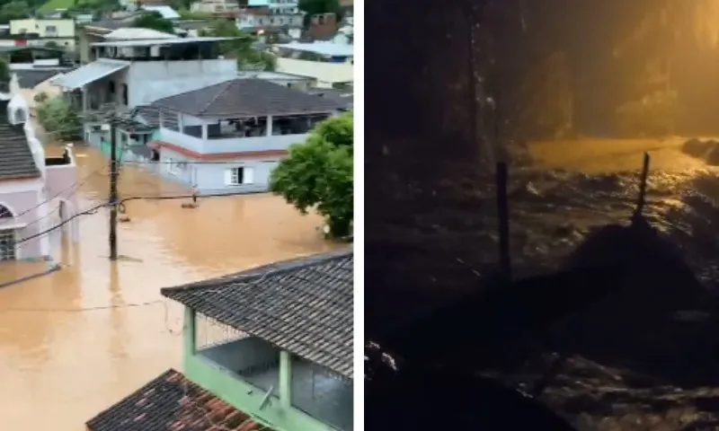 Imagem ilustrativa da imagem Chuva atinge 9 cidades do Sul do ES com mais de 100 milímetros em menos de 24 horas