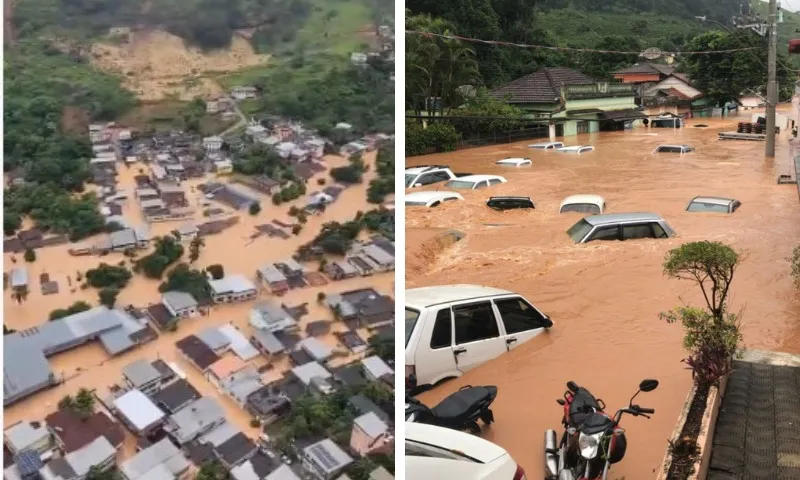 Imagem ilustrativa da imagem Chuva no Sul do ES: governador vai decretar situação de emergência