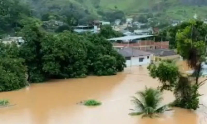 Imagem ilustrativa da imagem Cidade do Sul do ES registra quase 300 milímetros de chuva