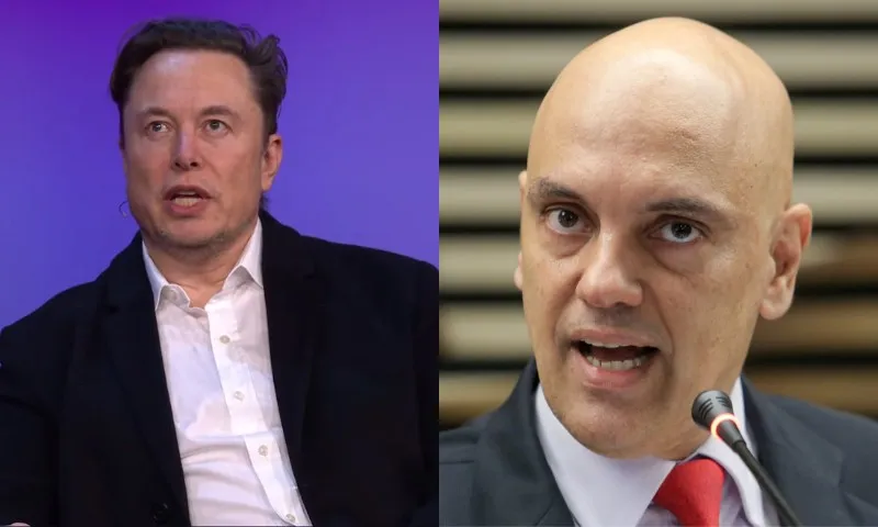 Imagem ilustrativa da imagem Divertido às vezes, estressante outras, diz Musk sobre embate com Moraes