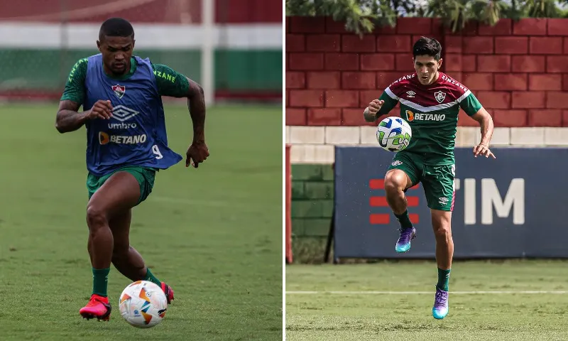 Imagem ilustrativa da imagem Douglas Costa e Cano voltam a treinar e animam o Flu para estreia na Libertadores