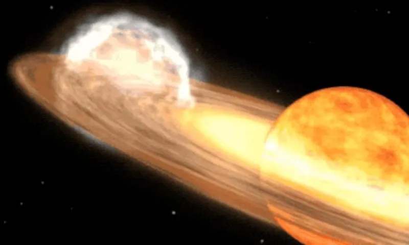 Imagem ilustrativa da imagem Enorme explosão de estrela é esperada para este ano e poderá ser vista da Terra