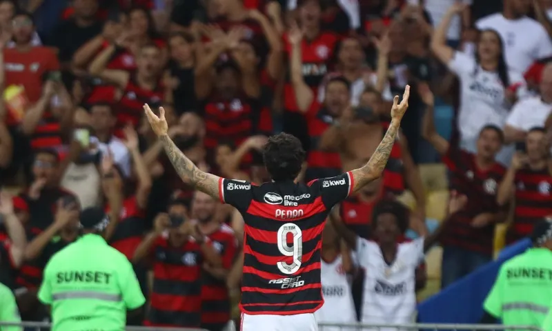 Imagem ilustrativa da imagem Flamengo vence o Palestino e dorme na liderança do Grupo E da Libertadores