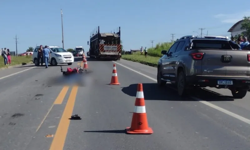 Imagem ilustrativa da imagem Motociclista morre em acidente na BR-101