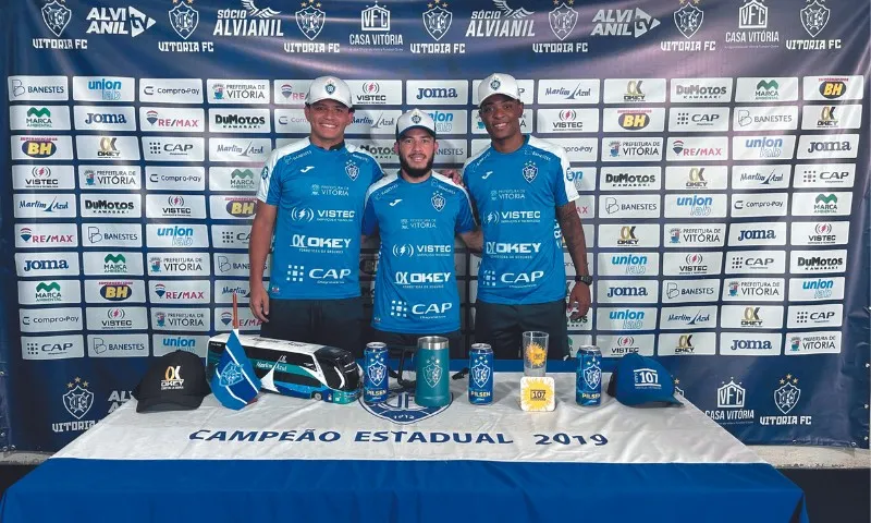 Imagem ilustrativa da imagem Novo trio de reforços do Vitória para a disputa da Copa Espírito Santo