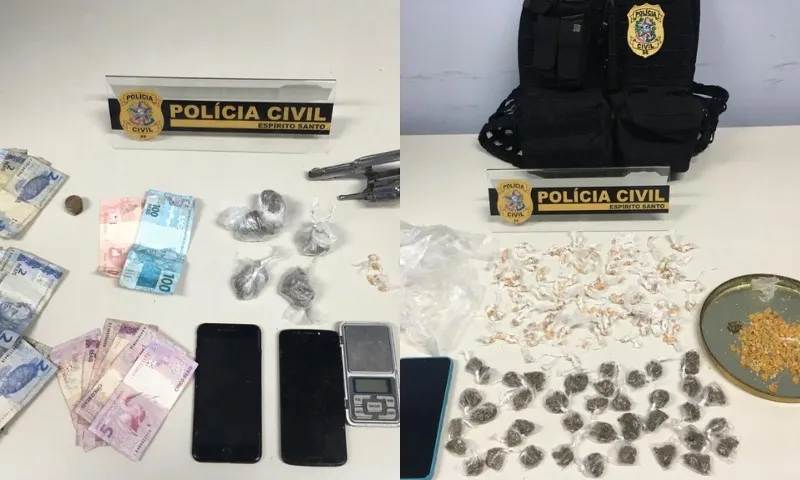 Imagem ilustrativa da imagem Operação da Polícia Civil apreende drogas e arma na região do Caparaó