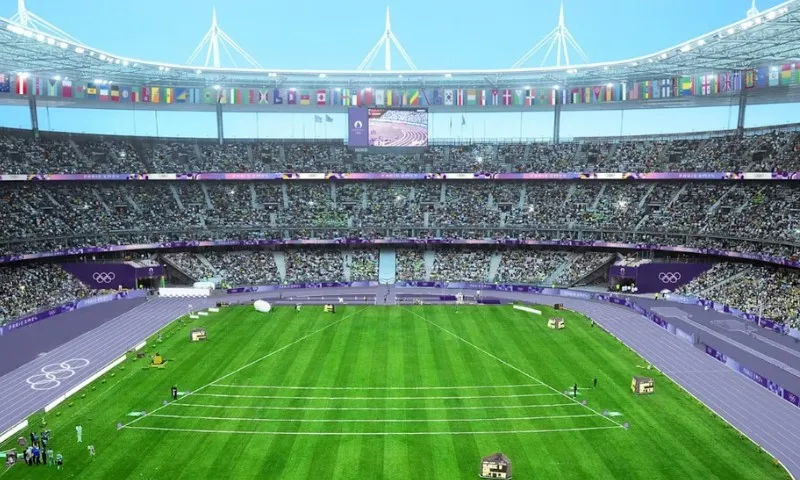 Imagem ilustrativa da imagem Pista de atletismo em Paris será roxa e projetada com foco em quebra de recordes