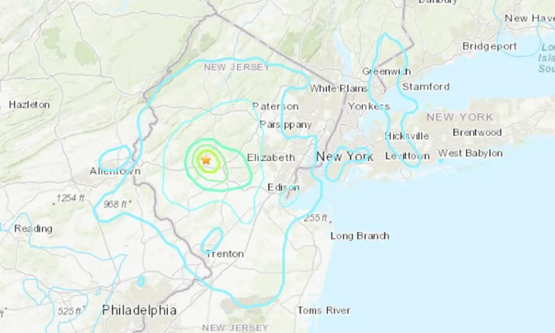 Imagem ilustrativa da imagem Terremoto de 4.8 atinge Nova York, diz serviço geológico dos EUA