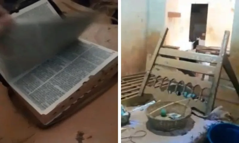 Imagem ilustrativa da imagem VÍDEO | "Só a Bíblia ficou intacta", diz morador que teve casa coberta pela água
