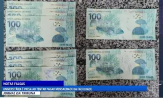 Imagem ilustrativa da imagem Estudante é presa no Recife por usar dinheiro falso em faculdade: veja penalidades