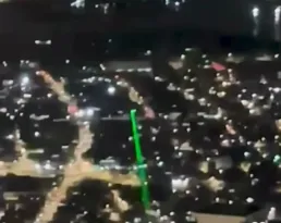 Imagem ilustrativa da imagem Homem é preso em Olinda por direcionar luz de laser contra helicóptero da PM