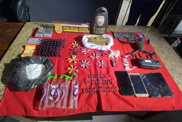 Imagem ilustrativa da imagem Ação conjunta prende suspeito de tráfico de drogas e mulher foragida da Justiça