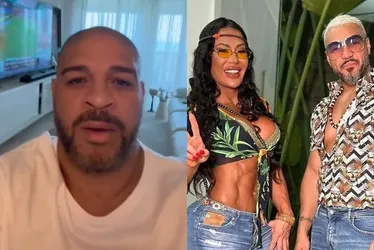 Imagem ilustrativa da imagem Adriano Imperador nega caso com Gracyanne e Belo