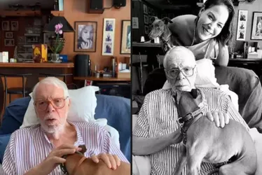 Imagem ilustrativa da imagem Afastado da TV, Manoel Carlos aparece em vídeo aos 91 anos de idade