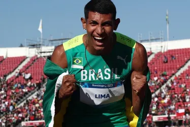 Imagem ilustrativa da imagem Brasileiro Matheus Lima fatura índice olímpico nos 400 metros com barreiras