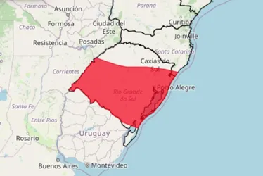 Imagem ilustrativa da imagem Chuvas no RS deixam duas mortes e estado segue em alerta vermelho