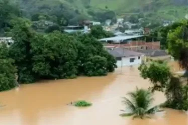 Imagem ilustrativa da imagem Cidade do Sul do ES registra quase 300 milímetros de chuva