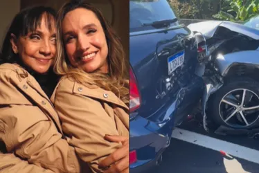 Imagem ilustrativa da imagem Cininha de Paula e Maria Maya revelam ter sofrido grave acidente de carro no Rio