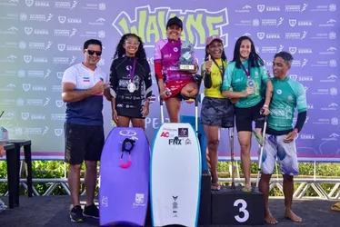 Imagem ilustrativa da imagem Circuito Mundial de Bodyboarding define vencedoras da categoria PcD