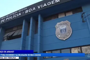 Imagem ilustrativa da imagem Delegacia de Boa Viagem é alvo de roubo de armas de fogo