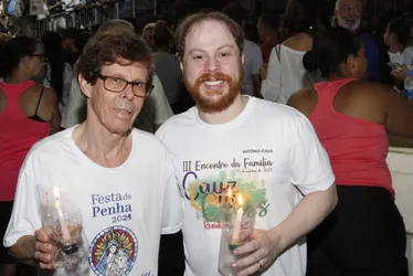 Imagem ilustrativa da imagem Emoção, fé e agradecimentos à padroeira na Romaria dos Homens