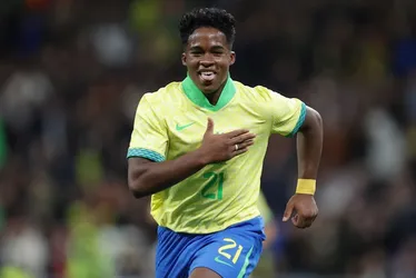 Imagem ilustrativa da imagem Endrick ganha 1 milhão de seguidores durante passagem pela seleção