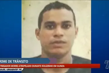 Imagem ilustrativa da imagem Entregador morre ao colidir com motoqueiro que andava na contramão e sem farol