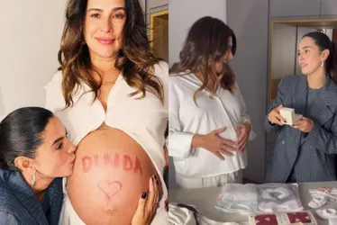 Imagem ilustrativa da imagem Fernanda Paes Leme convida Giovanna Lancellotti para ser madrinha da filha
