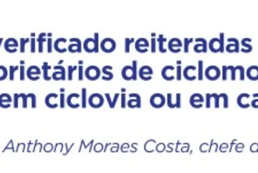 Imagem ilustrativa da imagem Festival de irregularidades no uso de motos elétricas