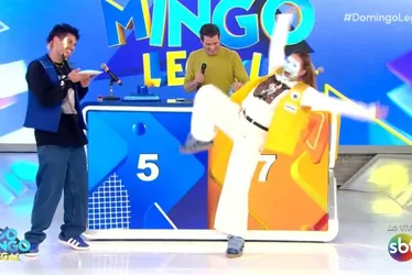 Imagem ilustrativa da imagem Grávida, Virgínia Fonseca cai durante participação em programa de TV: 'Tô ótima'