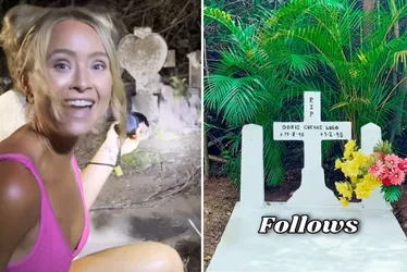 Imagem ilustrativa da imagem Influencer que limpa túmulos em cemitérios viraliza e surpreende nas redes