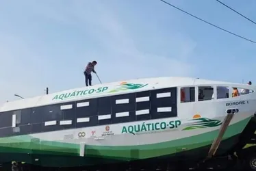 Imagem ilustrativa da imagem Justiça suspende inauguração de "ônibus aquático" na zona sul de SP