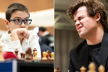 Imagem ilustrativa da imagem 'Messi do Xadrez', argentino de 10 anos ganhou do melhor jogador do mundo