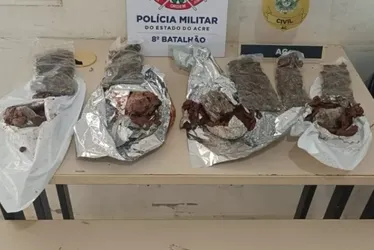 Imagem ilustrativa da imagem Mulher é presa com maconha e cocaína dentro de ovos de páscoa no Acre
