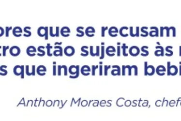 Imagem ilustrativa da imagem No ES, 2.386 motoristas foram multados por se recusar a fazer bafômetro neste ano