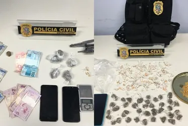 Imagem ilustrativa da imagem Operação da Polícia Civil apreende drogas e arma na região do Caparaó