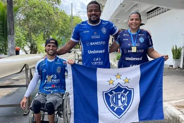 Imagem ilustrativa da imagem Remo Paralímpico do Vitória fatura o ouro na 1ª regata de 2024