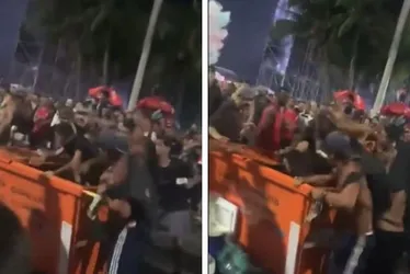 Imagem ilustrativa da imagem Suposto ladrão é agredido e jogado em caçamba de lixo antes de show de Madonna