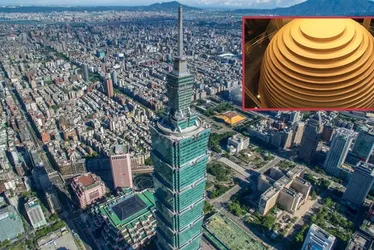 Imagem ilustrativa da imagem Taiwan tem até bola gigante em prédio contra impacto de tremores