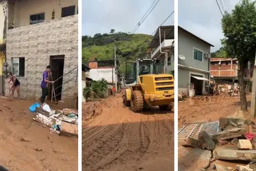 Imagem ilustrativa da imagem VÍDEO | Equipe da TV Tribuna/SBT mostra cenário de destruição em Mimoso do Sul