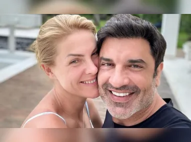 Imagem ilustrativa da imagem Ana Hickmann e Edu Guedes anunciam noivado após quatro meses de namoro