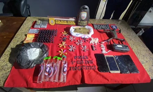 
          Imagem ilustrativa da imagem Ação conjunta prende suspeito de tráfico de drogas e mulher foragida da Justiça
          