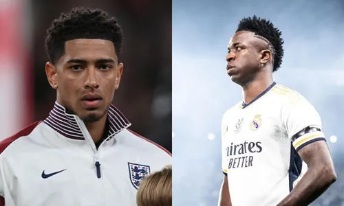 
          Imagem ilustrativa da imagem Bellingham defende Vini em casos de racismo: 'Pessoas no poder precisam fazer mais'
          