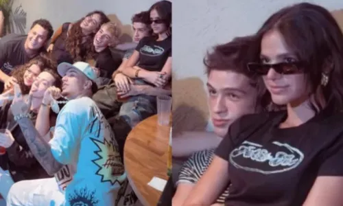 
          Imagem ilustrativa da imagem Bruna Marquezine e João Guilherme aparecem juntos em foto e detalhe chama atenção
          