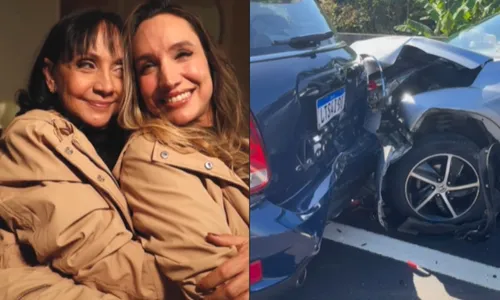 
          Imagem ilustrativa da imagem Cininha de Paula e Maria Maya revelam ter sofrido grave acidente de carro no Rio
          